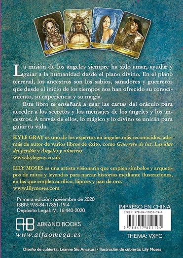 Ángeles y ancestros: Libro y cartas oráculo2