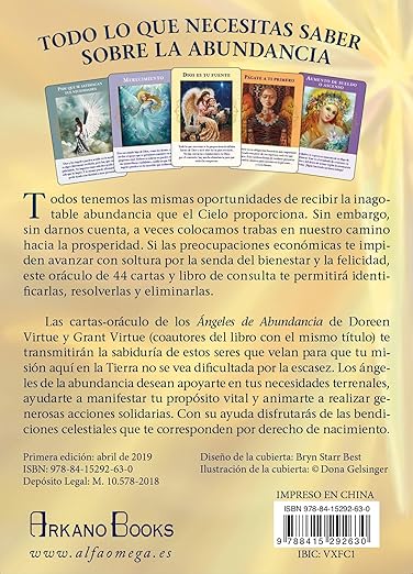 Ángeles de abundancia. Cartas oráculo: Libro y 44 cartas2