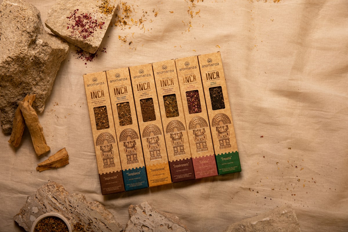 Sahumo Inca Real Champa Palo Santo - Aromanza2
