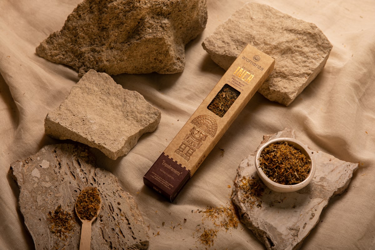 Sahumo Inca Frutos Rojos Caléndula- Aromanza1