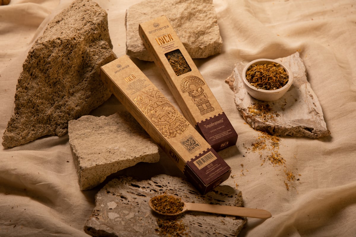 Sahumo Inca Frutos Rojos Caléndula- Aromanza2