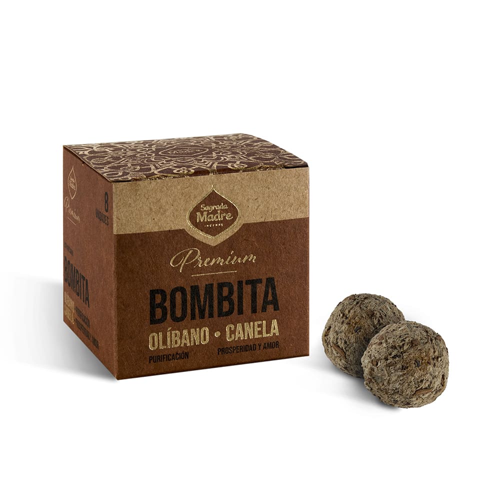 Bombita Premium Defumación Activada Olíbano & Canela - Sagrada Madre1