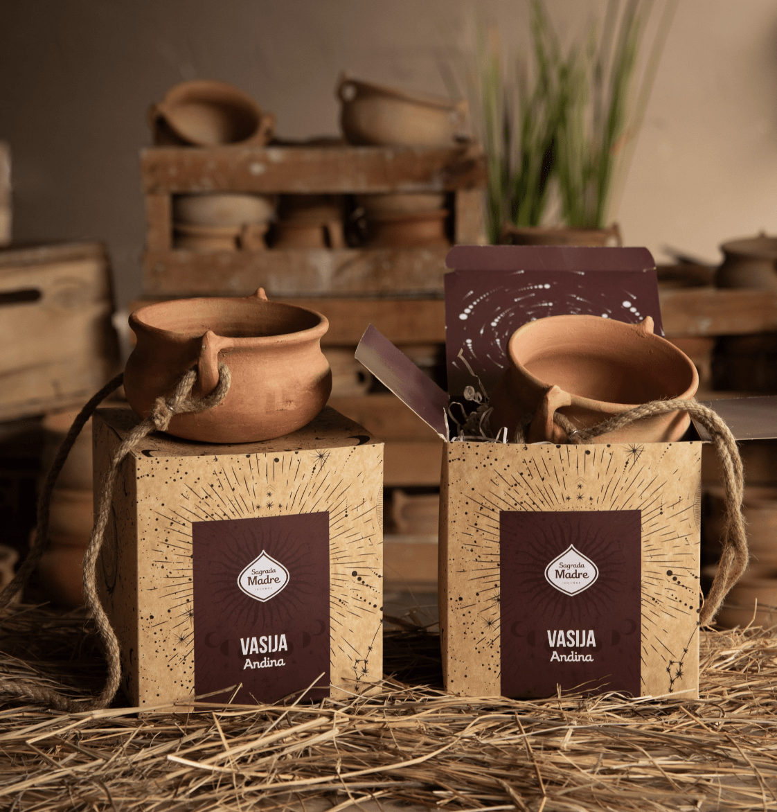 Vasija Ancestral Sahumador Greda Andina Sagrada Madre2