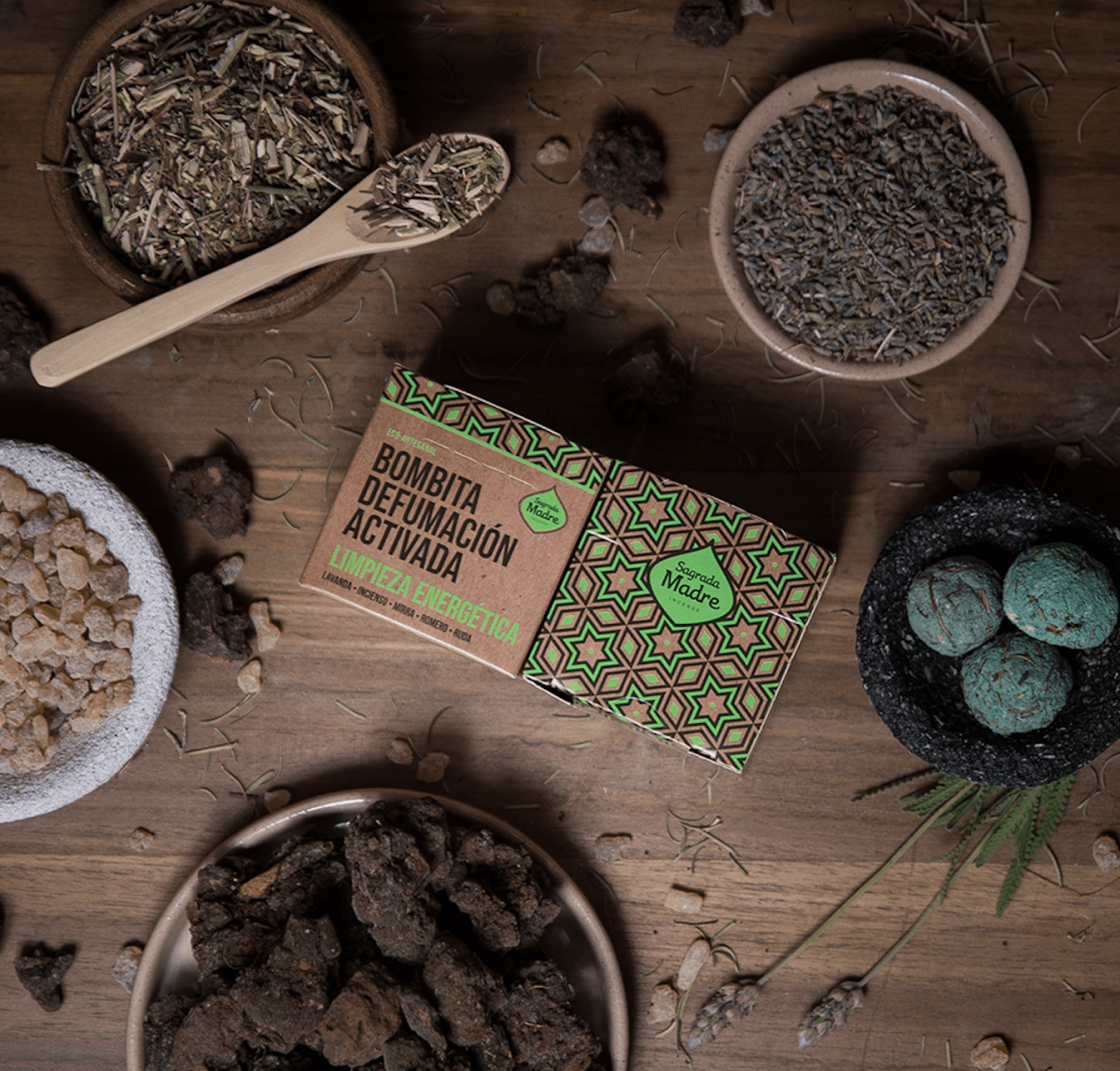Bombitas Defumación Activada Limpieza Energética - Sagrada Madre3