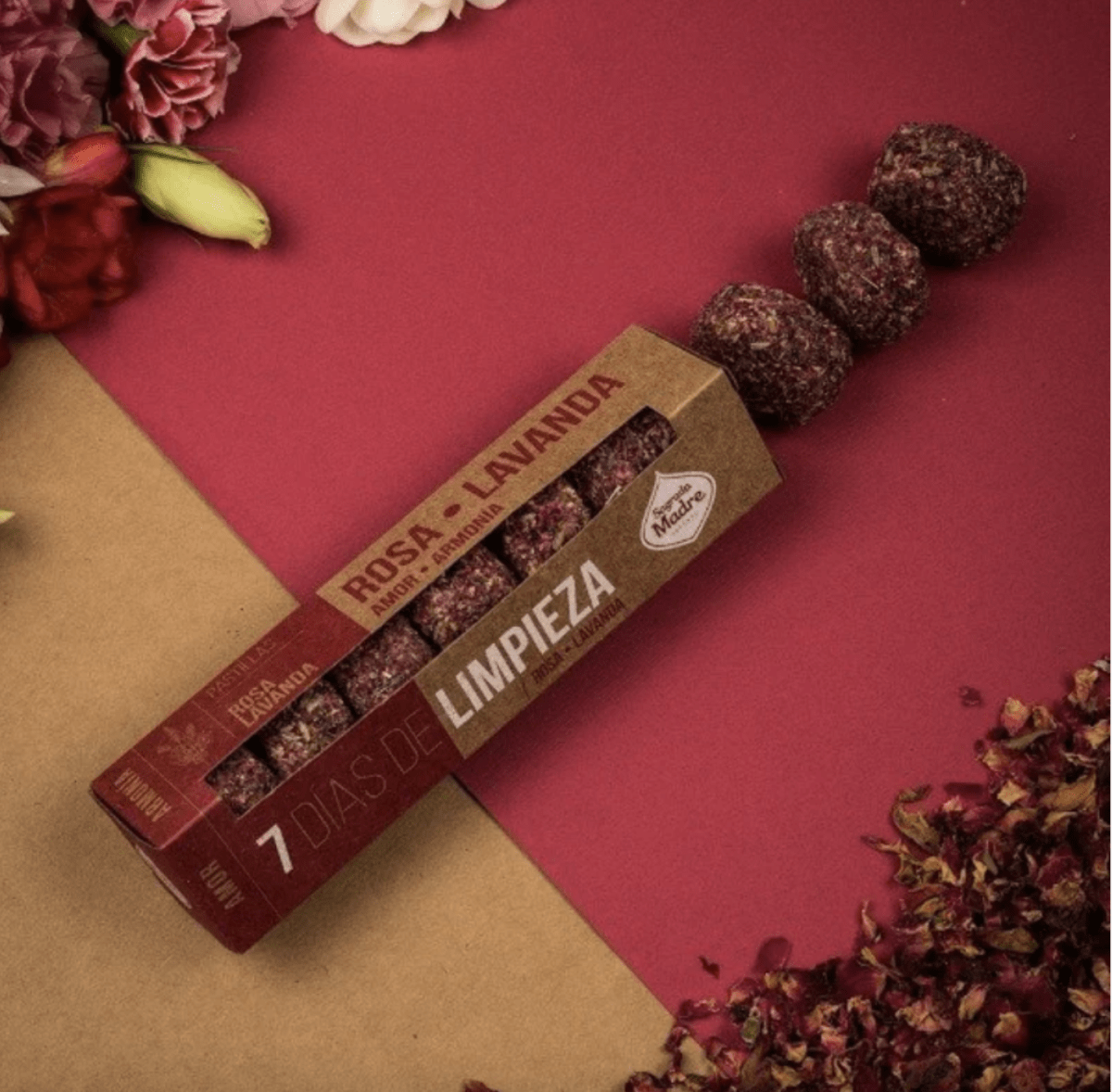Pastillas 7 Dias de Limpieza Rosa y Lavanda - Sagrada Madre2
