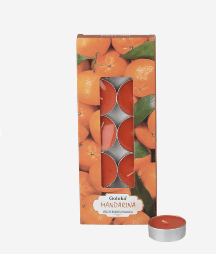 Vela Aromática Mandarina Tealight - Goloka1