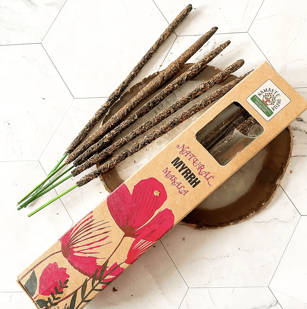 Incienso Natural Mirra Organico - Namaste India1