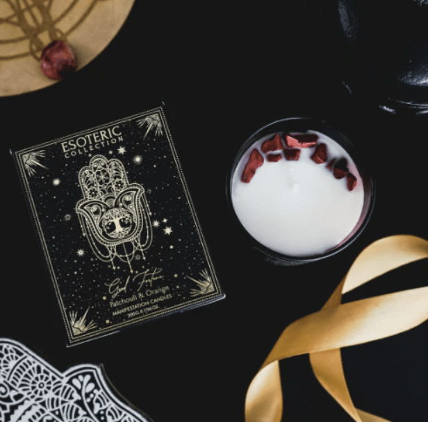 Vela Aromática Buena Fortuna con Piedras 120g - Song of India1