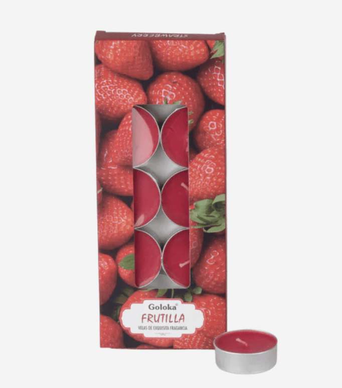 Vela Aromática Frutilla Tealight - Goloka1