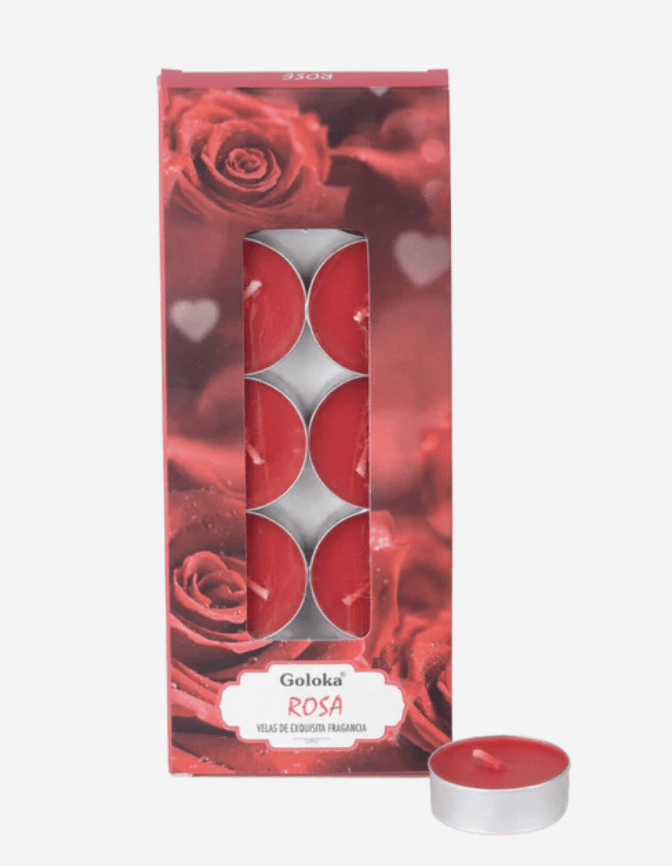 Vela Aromática Rosa Tealight - Goloka1