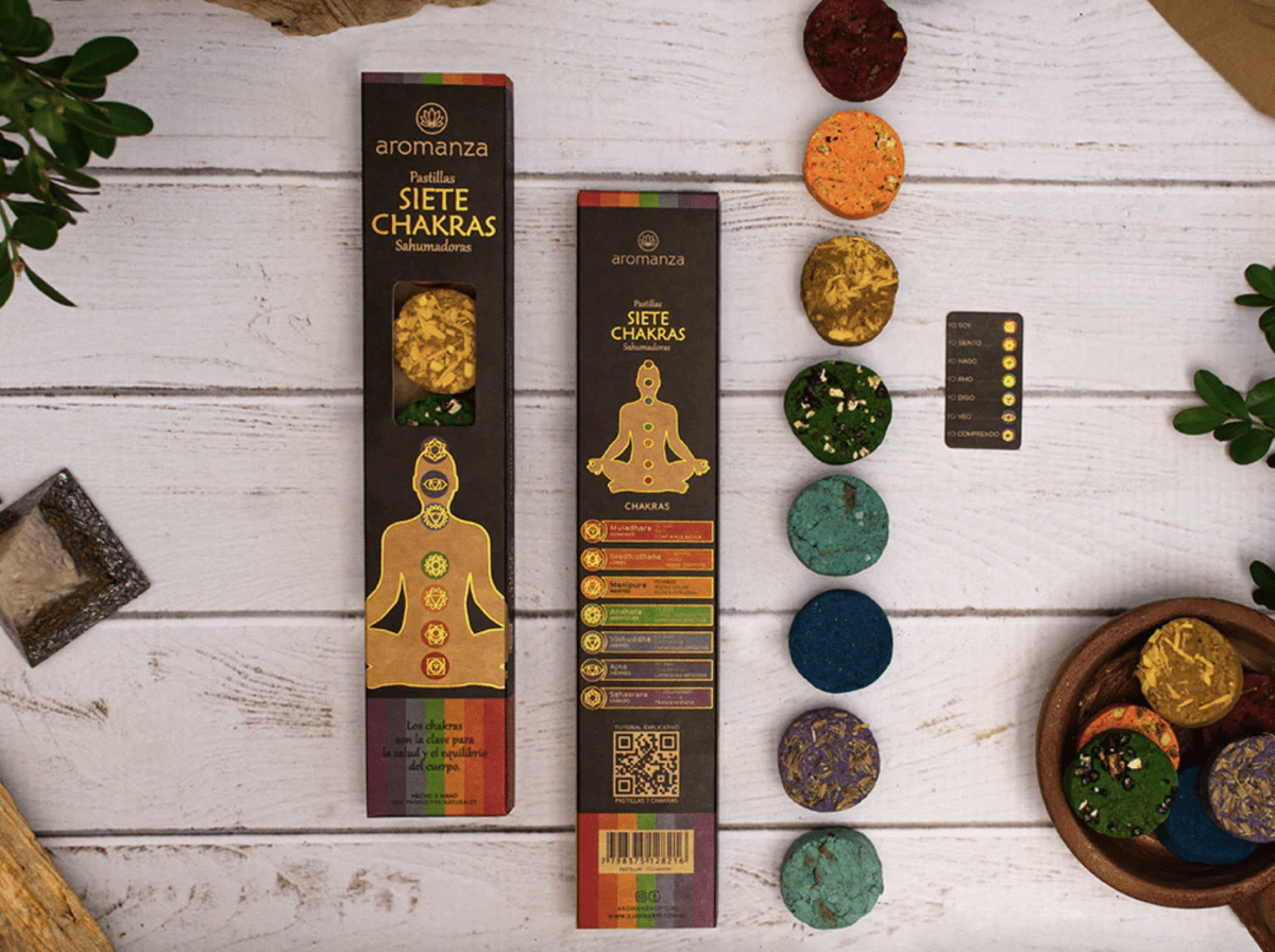 Sahumerio Pastilla 7 Chakras - Aromanza1