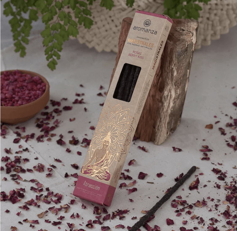 Sahumerio Magistral Rosas Berry Kiss - Aromanza1