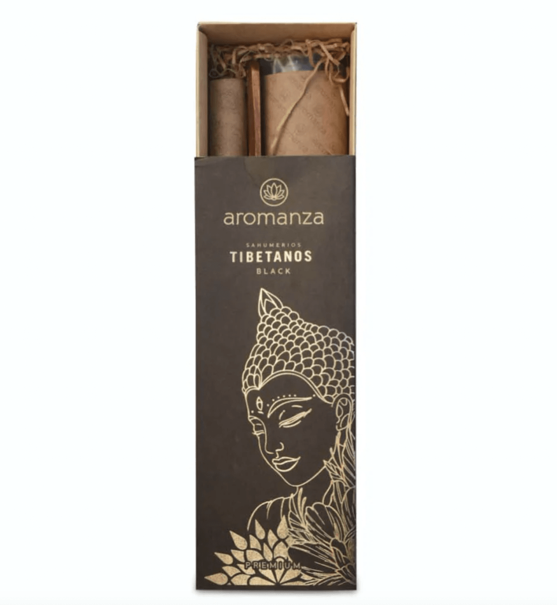 Box Sahumerios Tibetano Black - Aromanza1