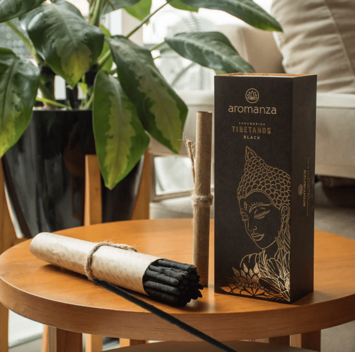 Box Sahumerios Tibetano Black - Aromanza3