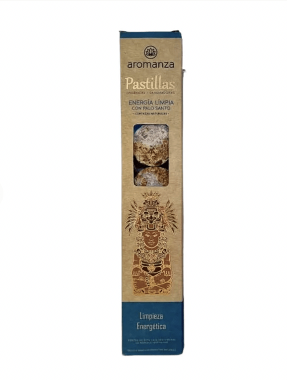 Pastillas Orgánicas Energia Limpia con Palo Santo - Aromanza1