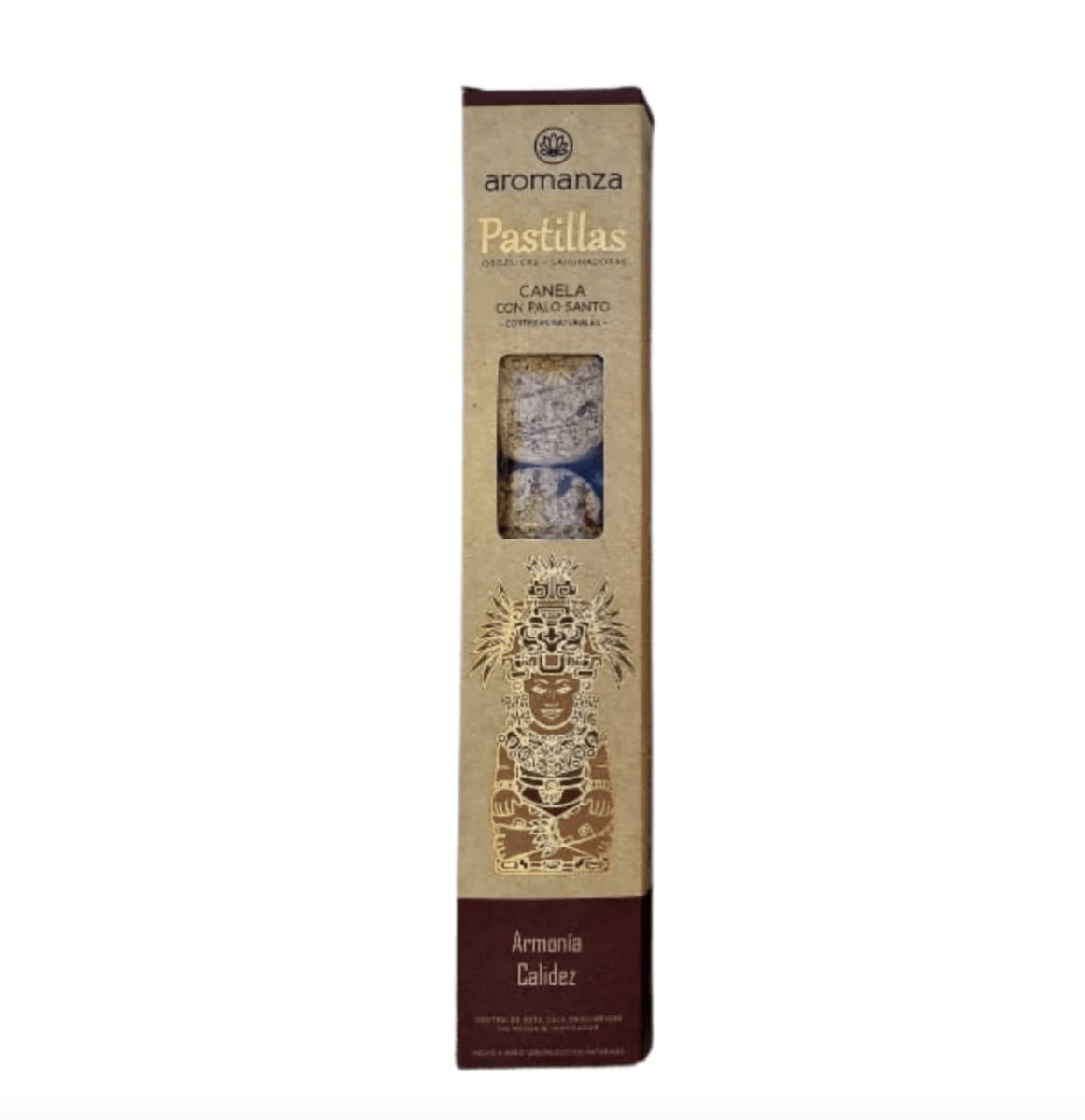 Pastillas Orgánicas Canela con Palo Santo - Aromanza1