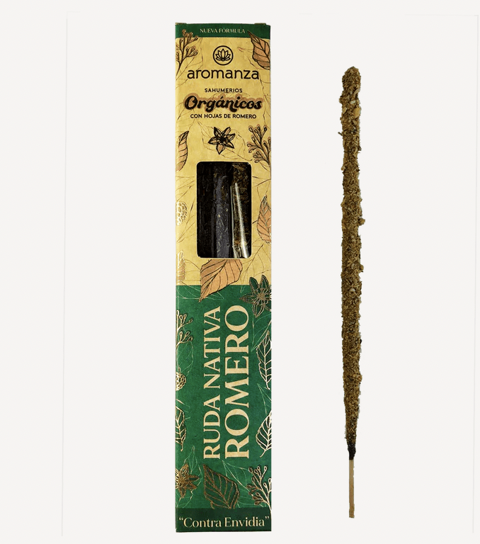 Sahumerio Organico Ruda Nativa Romero - Aromanza1