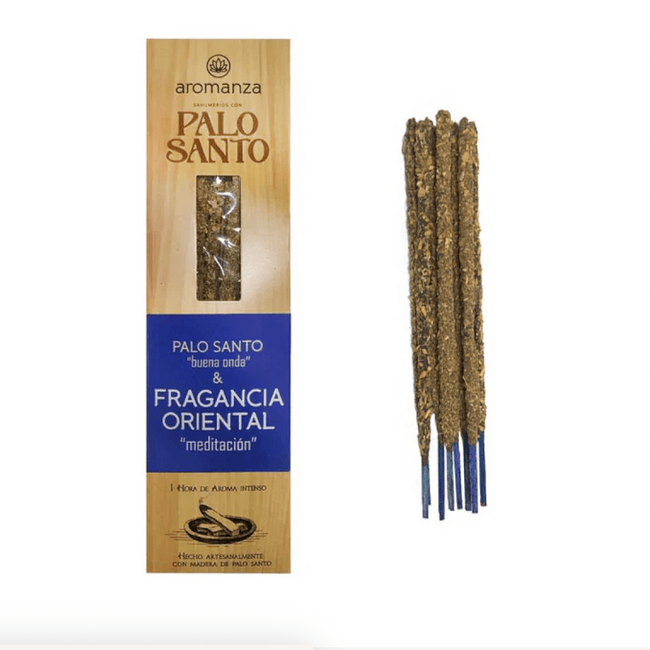 Sahumerio Palo Santo Buena Onda de Fragancias Orientales - Aromanza1