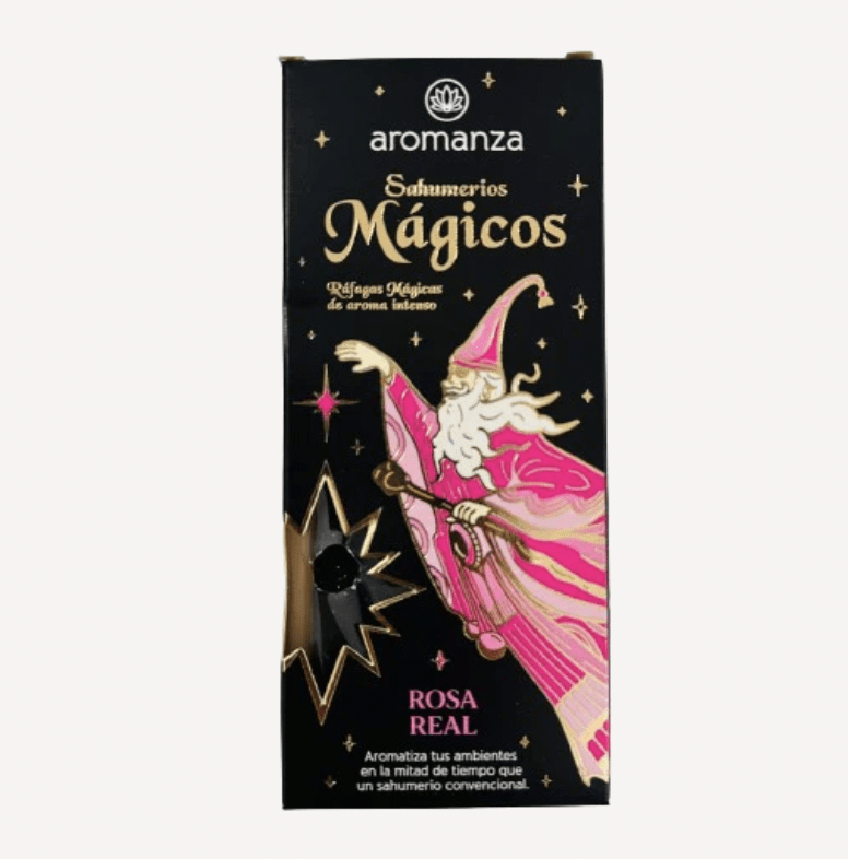 Sahumerio Magico Rosa Real - Aromanza1
