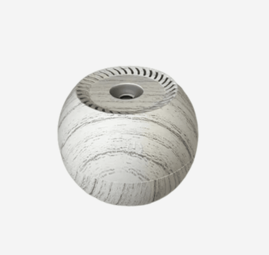 Difusor Humidificador Esfera Fan White Wood - 130ml1