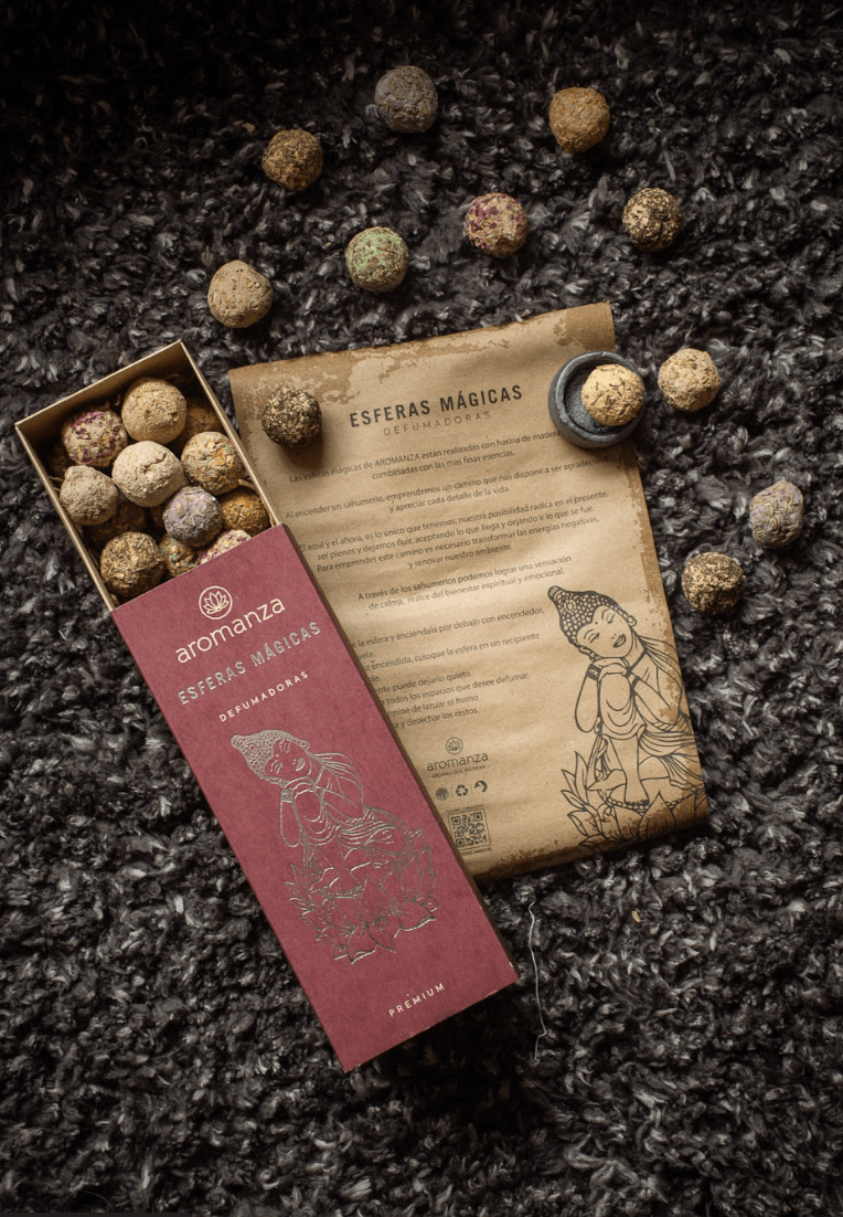 Box Esferas Magicas Defumadoras - Aromanza3