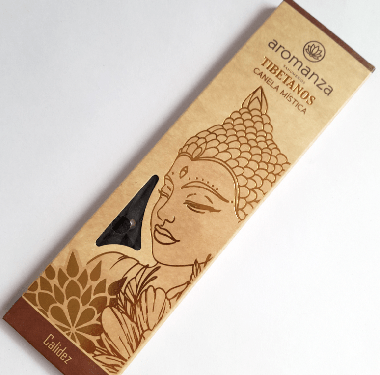 Sahumerio Tibetano Manzana Canela - Aromanza1