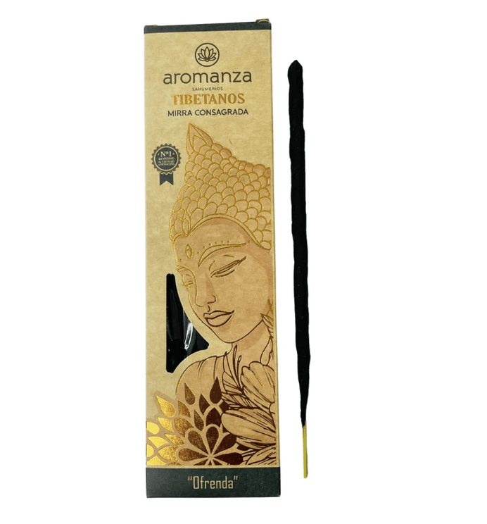 Sahumerio Tibetano Mirra Consagrada - Aromanza1