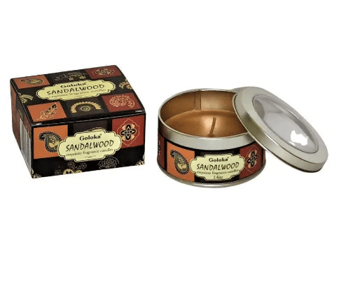 Vela Aromatica Tarro Goloka Sandalo1