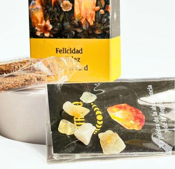 Incienso con Piedras de Citrino - Tribal Soul2