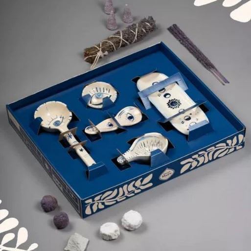 Kit Astral Esmaltado Para Sahumear - Sagrada Madre2