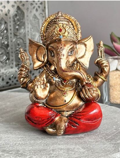 Ganesh Red&Gold2
