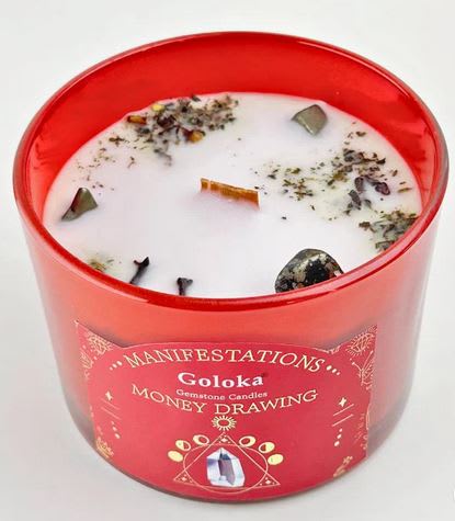 Vela Canela con Piritia - Atrae Dinero2