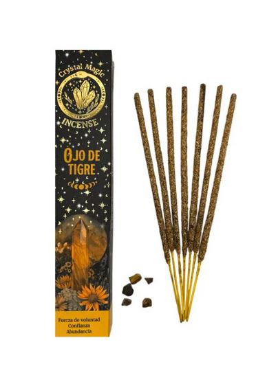 Incienso Sándalo con Piedras de Ojo de Tigre3