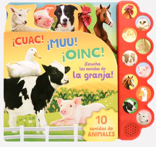 10 Sonidos de la granja ¡Cuac! ¡Muu! ¡Oinc!1