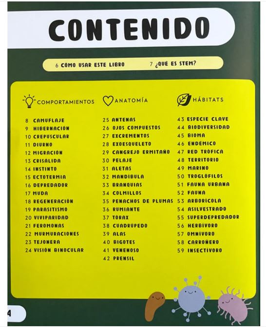 Enciclopedia de conceptos STEM. Zoología2