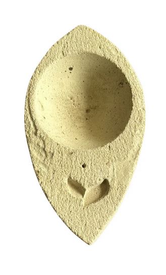 Sahumador de Cemento Hoja.3