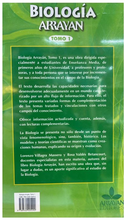 Biología Tomo 1 Y 2 Arrayan.4