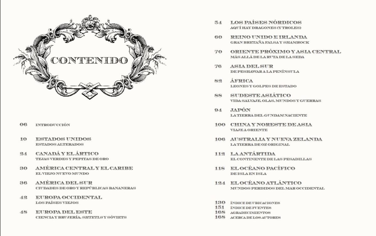 Atlas de Lugares Imaginados: De Lilliput a Gotham City  Matt Brown; Rhys B. Davies; Mike Hall (Autor3