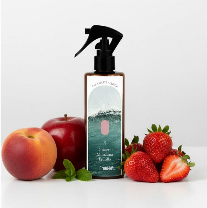 Aromatizador Ambiente y Telas Durazno, Manzana, Frutilla1