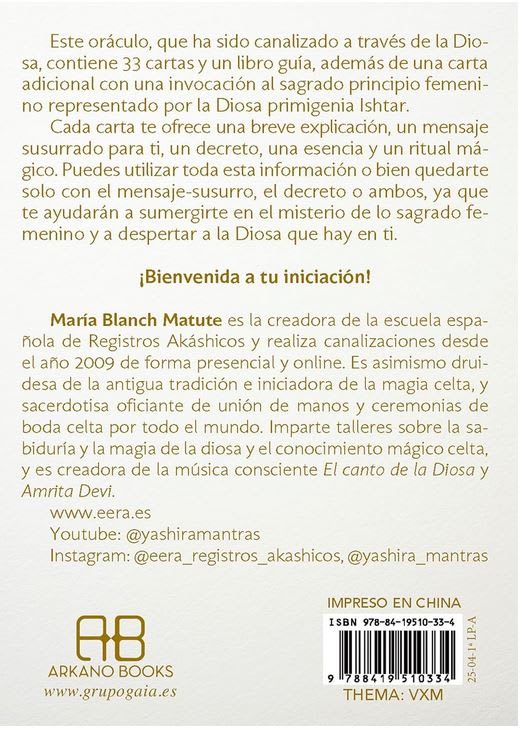 Oráculo de Lo Sagrado Femenino - María Blanch Matute (Autor)2