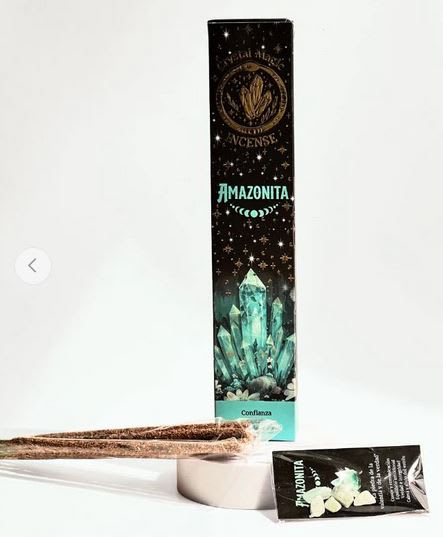 Incienso Brisa Marina con Piedras de Amazonita1