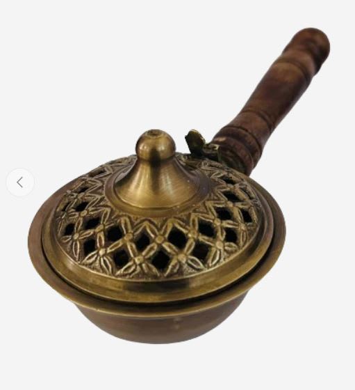 Quemador De Resina con Mango - Cobre Antiguo1