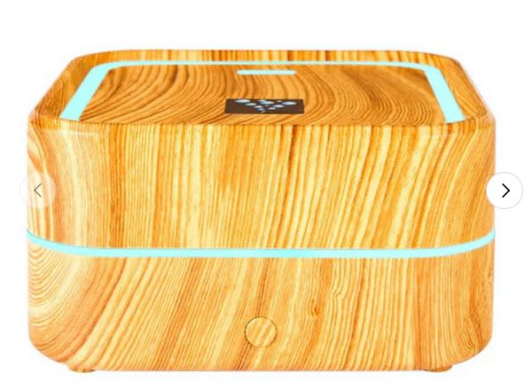 Difusor Humificador Ultrasónico Color Cafe Claro - 100 ml Box Light2