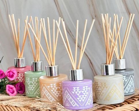 Difusor de Varilla Boho Lavanda Salvia con Piedra Amatista3