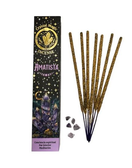 Incienso con Piedras de Amatista - Tribal Soul2