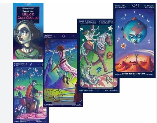 Tarot Golden Art Nouveau Grand Trumps2