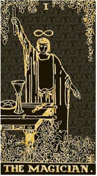 Tarot gold & black5