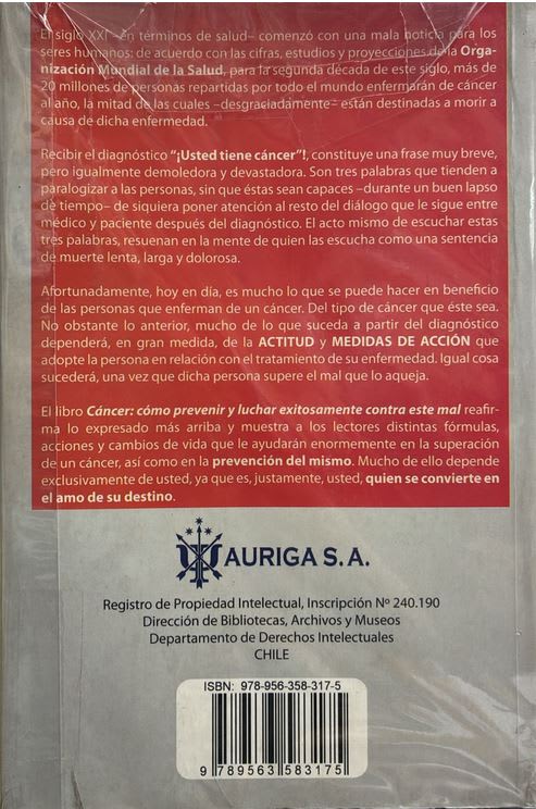 Cáncer: Cómo Prevenir Y Luchar Exitosamente - Dr. Lotito2