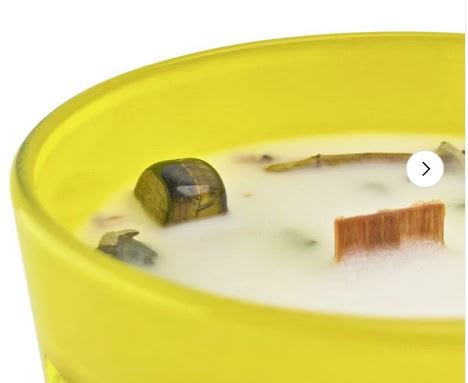 Vela Frankincense con Ojo de Tigre - Gratitud3