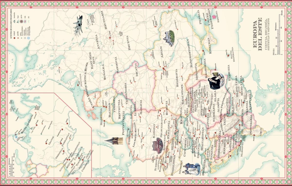 Atlas de Lugares Imaginados: De Lilliput a Gotham City  Matt Brown; Rhys B. Davies; Mike Hall (Autor2